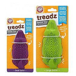 Arm & Hammer Super Treadz Gator - Дентална играчка за кучета - голям крокодил