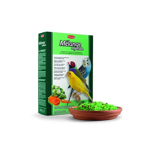 Padovan Melange vegetable - пълноценна храна за малки птици (канарчета, вълнисти папагали, екзотични птици)