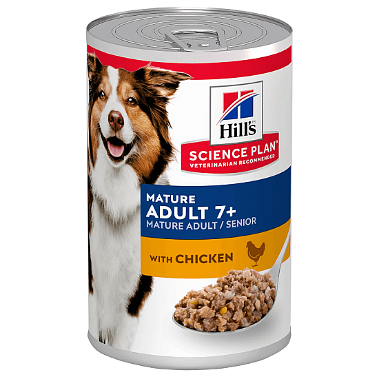 Hill's Can Dog Mature Chicken - Консерва за кучета в напреднала възраст 7+ години с пилешко месо - 370 г 