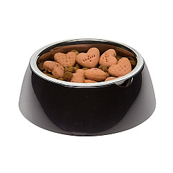 Купа за кучета за храна или вода - черна - Jolie