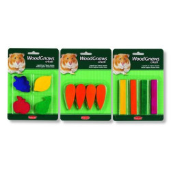 Padovan Дървена играчка за дребни гризачи - Зеленчуци - Padovan Wood Gnaws Cricketi