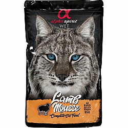 Alpha Spirit Cat Mousse - Пауч за котки с агне - 85гр