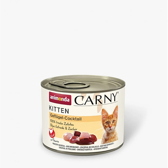 Carny Cat Kitten Cocktail with Chicken - Консерва за малки котенца коктейл с пиле