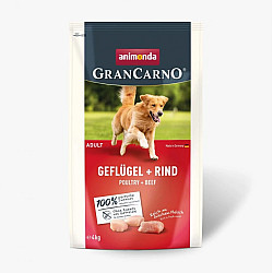 GranCarno Adult Dog Chicken and Beef - суха храна за израснали кучета с птиче и говеждо