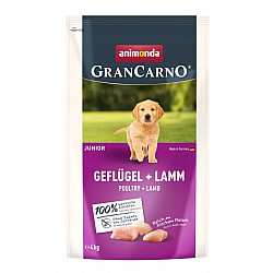 Grancarno Junior - Суха храна за малки кученца с птиче и агнешко