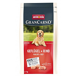 GranCarno Senior Dog Chicken and Beef - суха храна за възрастни кучета, с птиче и говеждо