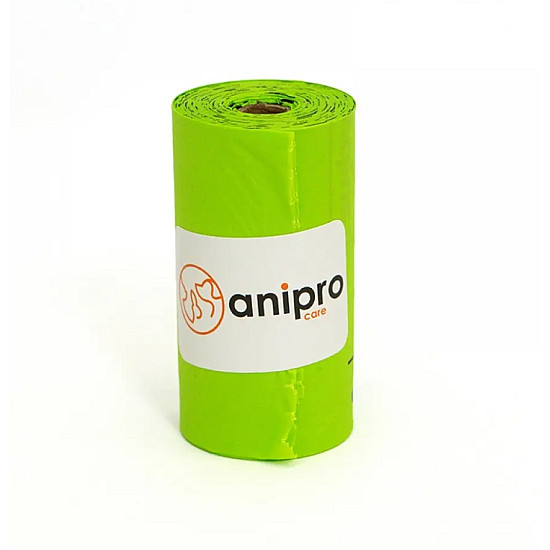 Anipro - Компостируеми хигиенни торбички за кучешки отпадъци - 3 х 15 бр