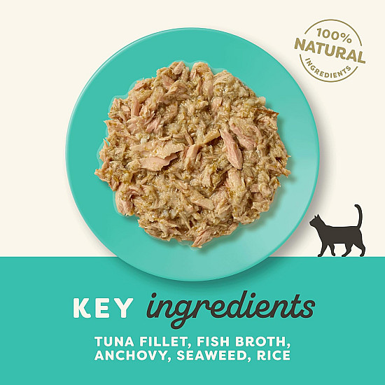 Applaws Cat Pouch Tuna Fillet with Anchovy - Пауч за котки с риба тон и аншоа - 70 г