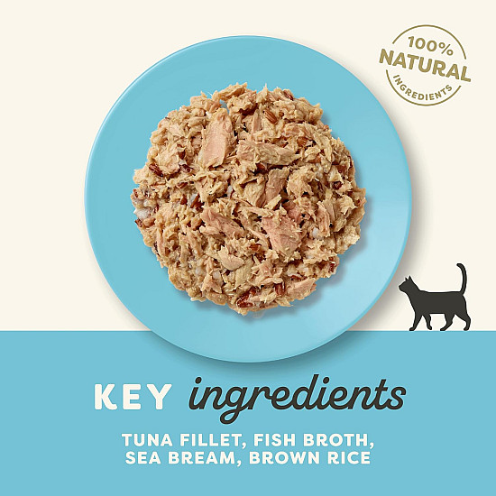 Applaws Cat Pouch Tuna Fillet with Sea Bream - Пауч за котки с риба тон и ципура - 70 г