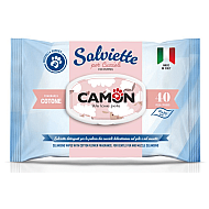 Camon - Ароматизирани памучни мокри кърпички за кучета и котки Camon - Ароматизирани памучни мокри кърпички за кучета и котки
