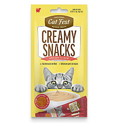 Cat Fest Creamy Snack Beef with Caviar - Кремообразно лакомство за котки с говеждо и хайвер