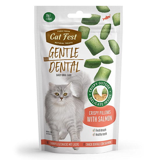 Cat Fest Dental Treat Salmon - Дентални лакомства за котки със сьомга