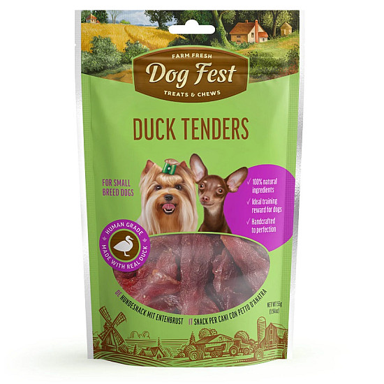 Dog Fest Duck Tenders Mini - Патешки филенца за кучета от дребни породи