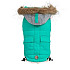 Freedog Pooch Coat Turquoise - Непромокаемо яке за кучета с качулка, тюркоаз