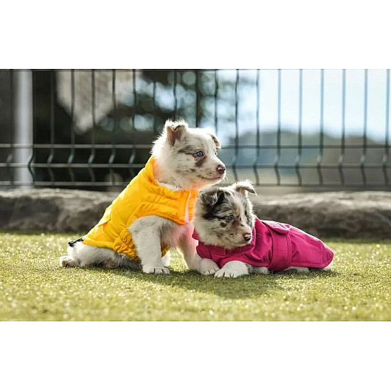 Freedog Pooch Coat Yellow - Непромокаемо яке за кучета с качулка, жълто