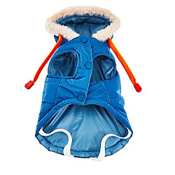 Iceguard Raincoat Blue Navy - Непромокаемо яке за кучета с качулка