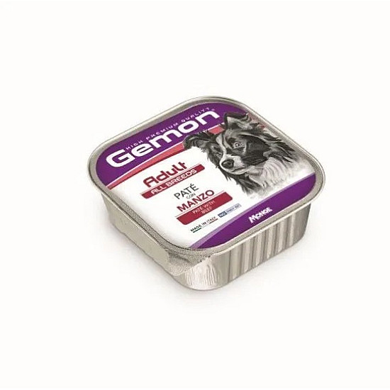 Gemon Pate Adult Dog with Beef - Терин пастет за кучета с говеждо - 150 гр