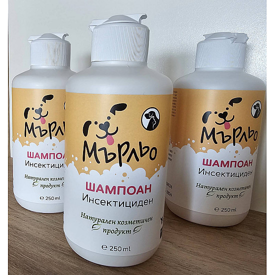 Мърльо - Натурален инсектициден шампоан за кучета и котки