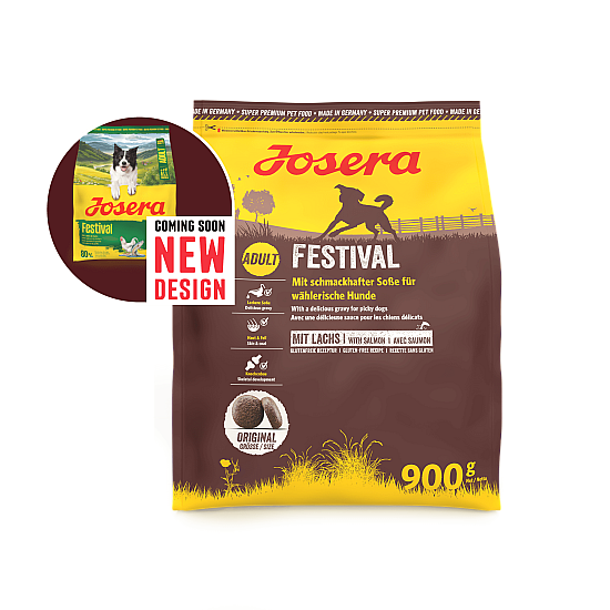Josera Dog Adult Festival - Суха храна за кучета с пиле и сьомга за капризни кучета