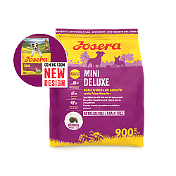 Josera Mini Dog Mini Deluxe with Lamb - пълноценна храна с агнешко месо за израснали кучета от дребни породи