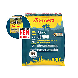 Josera Dog Sensi Junior - Суха храна с патешко и сьомга за подрастващи чувствителни кучета