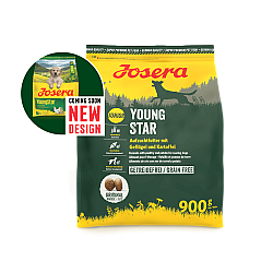 Josera Dog Young Star - Суха храна с пилешко и картофи за подрастващи кучета