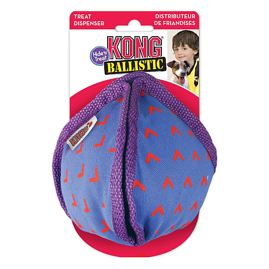 KONG Ballistic Hide n Treat M - Играчка за криене на лакомства