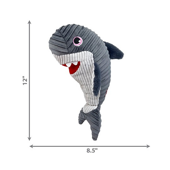 KONG Cuteseas Rufflez Shark - Плюшена акула играчка за куче