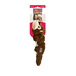 KONG Scrunch Knots Squirrel - Плюшена катерица за кучета с въжена конструкция