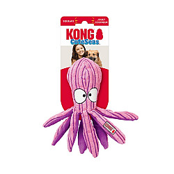 KONG Cuteseas Octopus - Плюшена играчка за куче октопод с пищялка и пукащ звук
