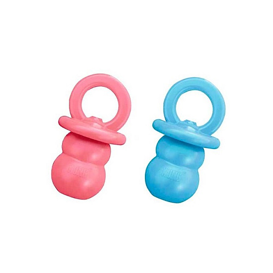 KONG Puppy Binkie - Гумен биберон със звук за подрастващи кученца