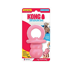 KONG Puppy Binkie - Гумен биберон със звук за подрастващи кученца
