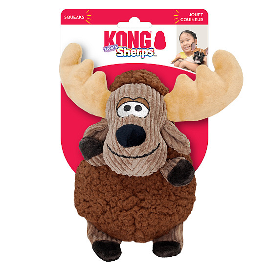KONG Sherps Floofs Moose M - Плюшена играчка за куче
