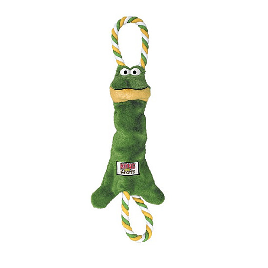 KONG Tugger Knots Frog - Играчка за куче
