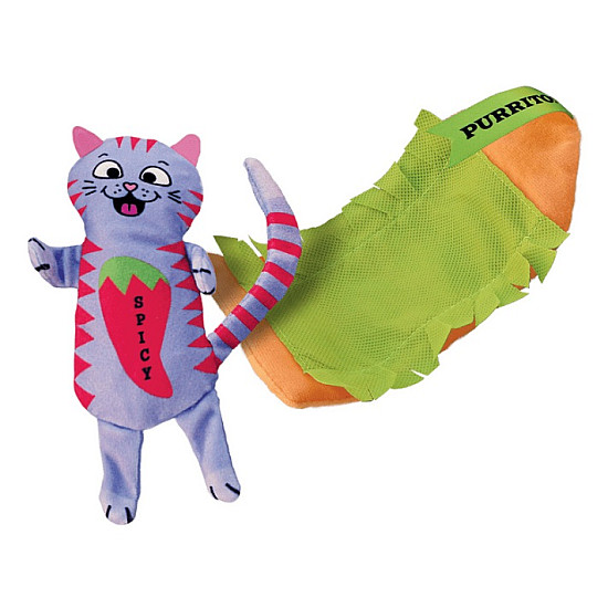 KONG Pull-a-partz Purrito - Играчка за котки