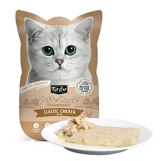 Kit Cat Pouch Chicken - Пауч за котки с пиле