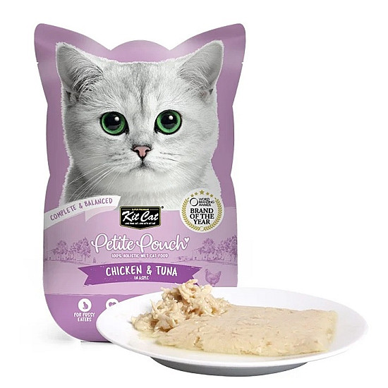 Kit Cat Pouch Chicken and Tuna - Пауч за котки с пиле и риба тон