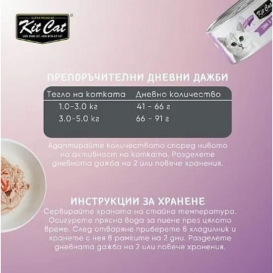 Kit Cat Toppers Tuna and Crabstick - Допълваща храна за котки с риба тон и рулца от раци в желе