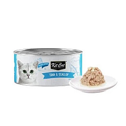 Kit Cat Toppers Tuna and Scallop - Допълваща храна за котки с риба тон и миди в желе