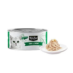 Kit Cat Toppers Tuna and Shrimp - Допълваща храна за котки с риба тон и скариди в желе