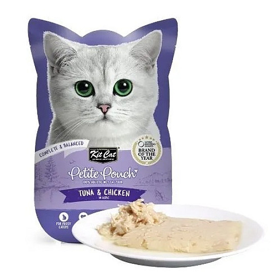 Kit Cat Pouch Tuna and Chicken - Пауч за котки с риба тон и пиле