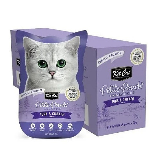 Kit Cat Pouch Tuna and Chicken - Пауч за котки с риба тон и пиле