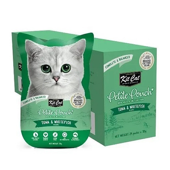 Kit Cat Pouch Tuna and White Fish - Пауч за котки с риба тон и бяла риба