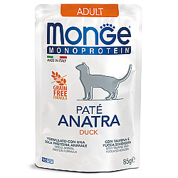 Monge Cat Adult Mono Duck - Пастет за котки с монопротеин патица