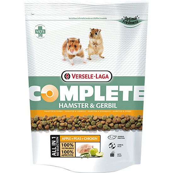 Versele Laga Complete Hamster & Gerbil – Пълноценна екструдирана храна за хамстери и джербили 0.500кг