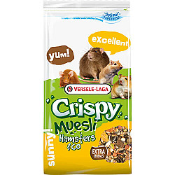 Versele Laga Crispy Muesli Hamsters&Co(Hamster Crispy)– пълноценна храна за хамстери, джербили, плъхове и мишки