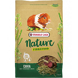 Versele Laga Cavia Nature Fibrefood - пълноценна храна за морски свинчета - възрастни, капризни и живеещи у дома 1кг