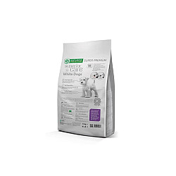 Nature’s Protection White Dogs Grain Free Salmon Junior All Breeds - Пълноценна храна без зърно със сьомга за подрастващи кучета от всички породи с бяла козина