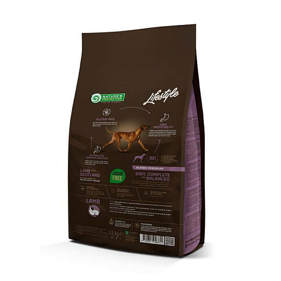 Nature’s Protection Lifestyle Grain Free Lamb Adult All Breeds - Суха храна с агнешко за израснали кучета от всички породи