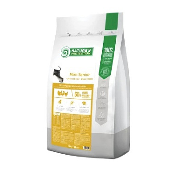 Nature’s Protection Mini Senior – Суха храна за възрастни кучета от малки породи